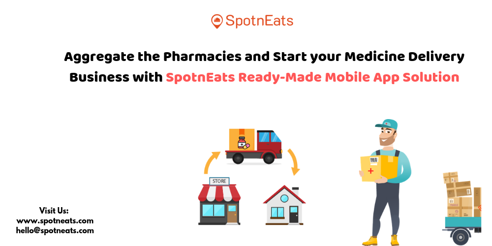 Medicine Delivery App Development from SpotnEats