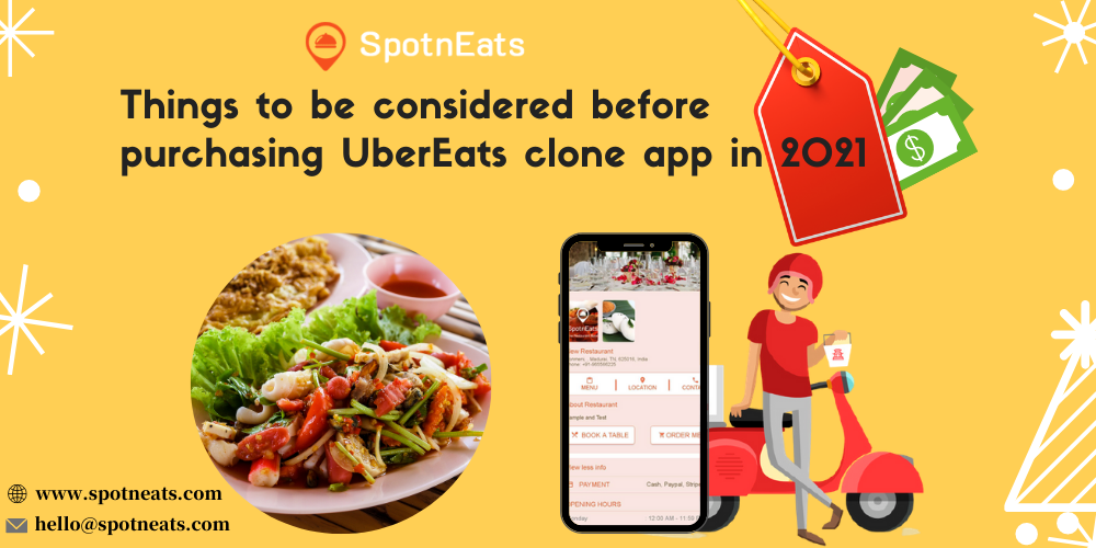 Things to be considered before purchasing UberEats clone app in 2021