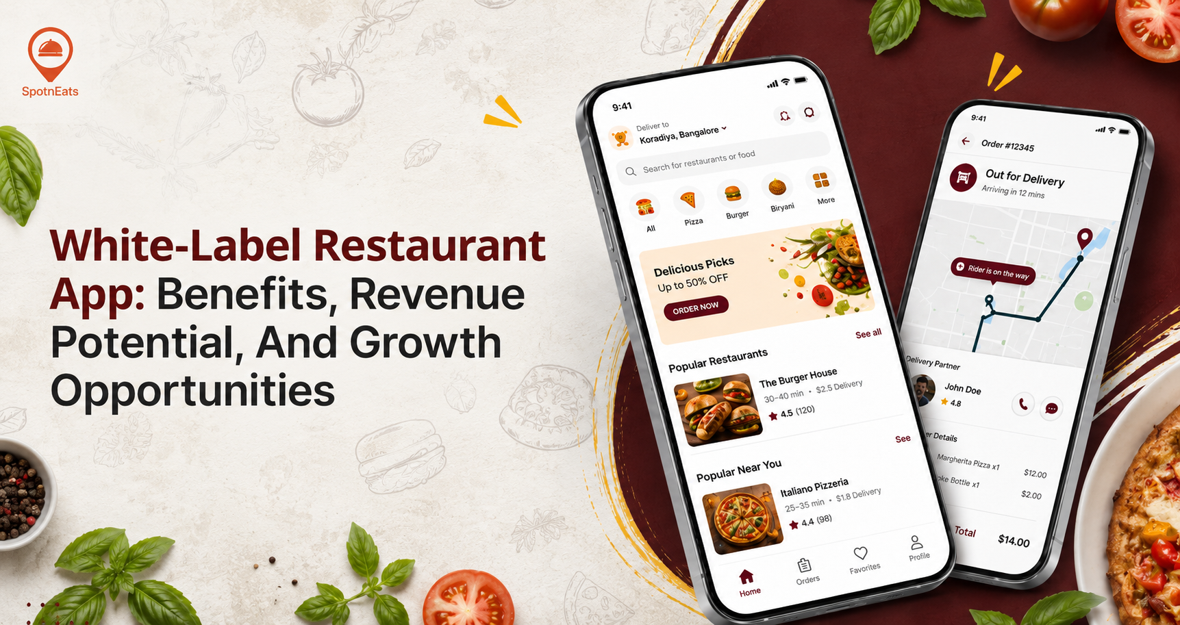 White-label restaurant app