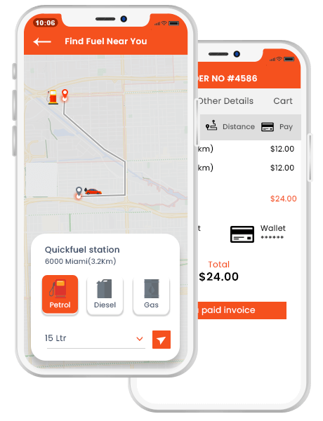 Uber fuel delivery
