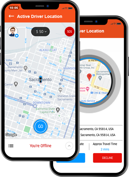 Uber clone app