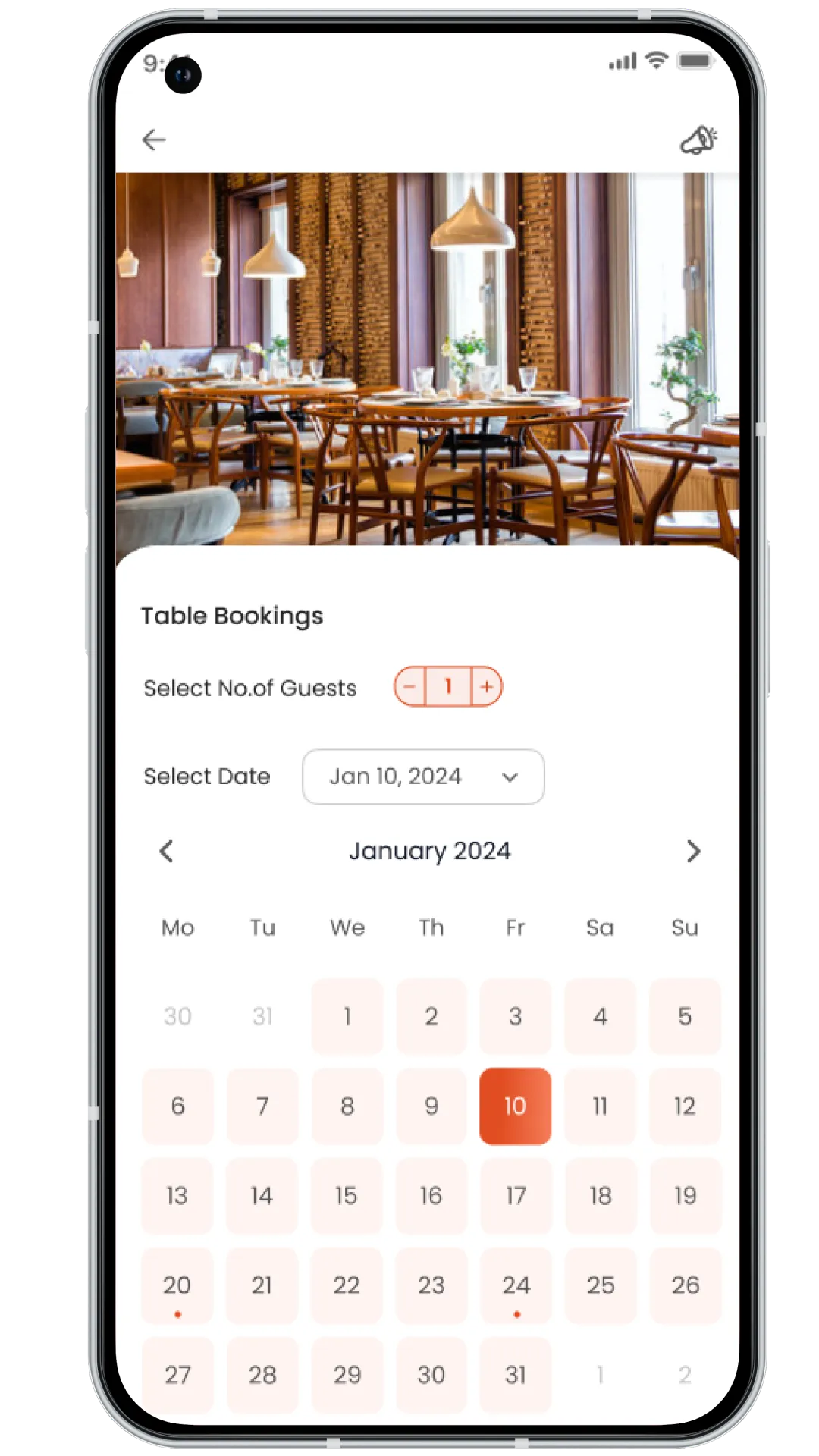 Grubhub Clone Restaurant bookings