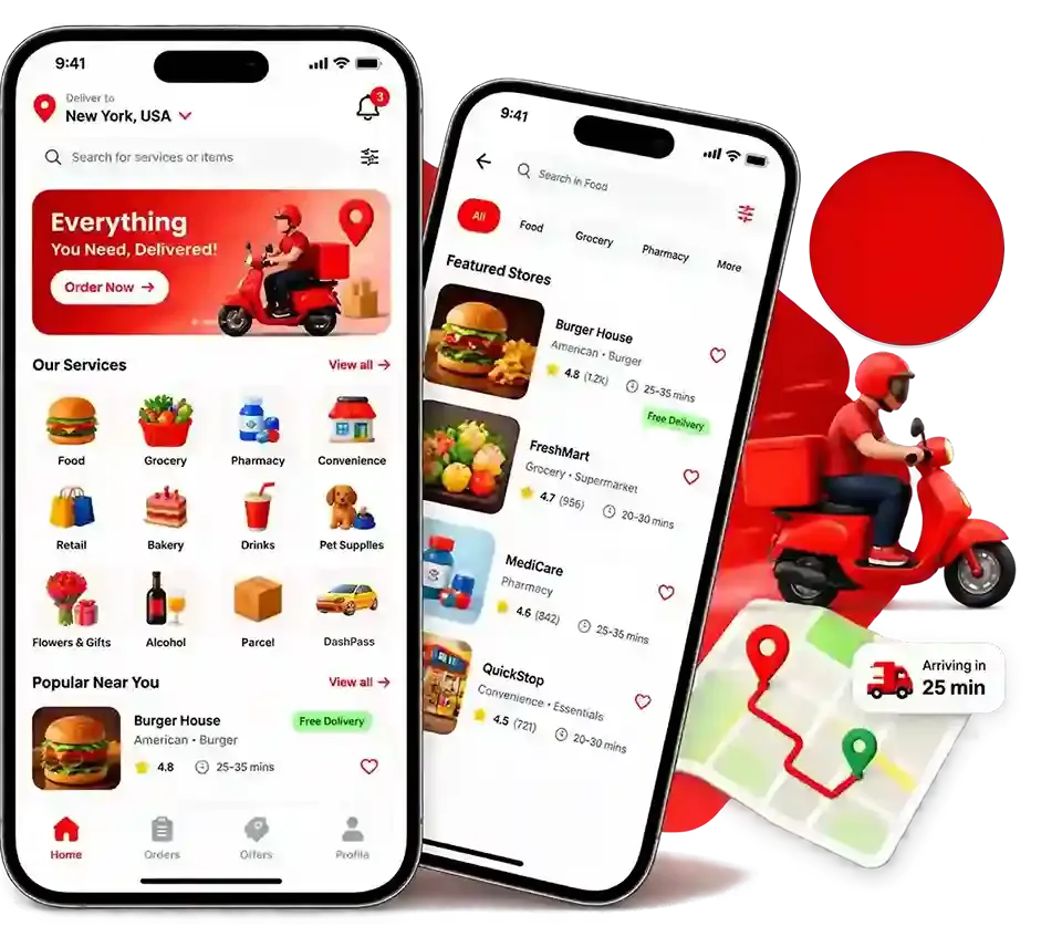 Doordash Clone App Development