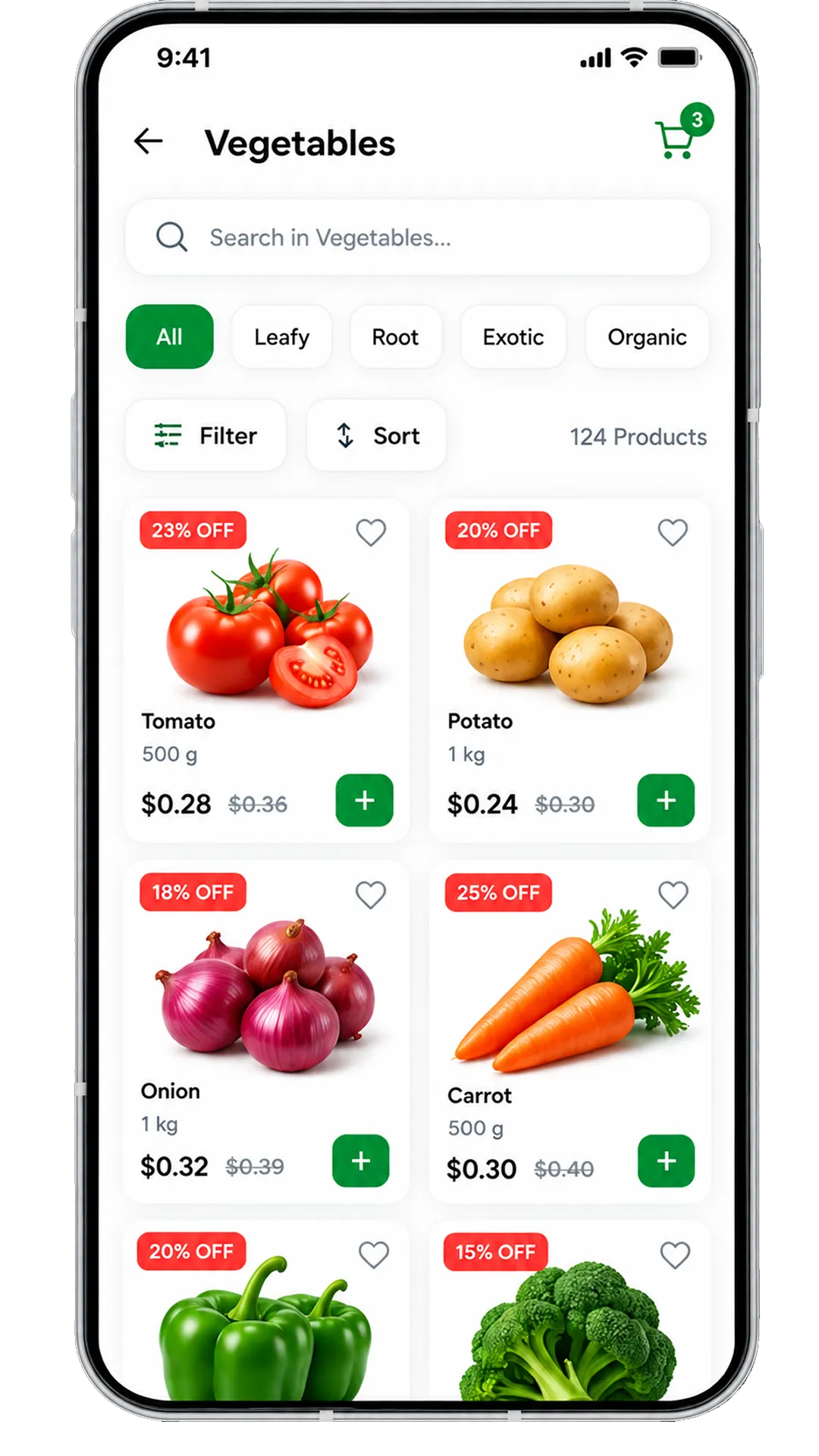 grocery Customer App