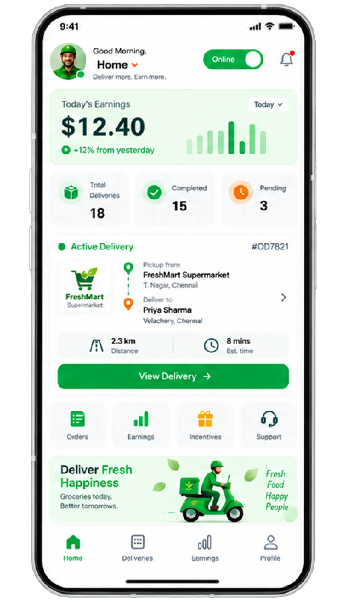 grocery delivery app