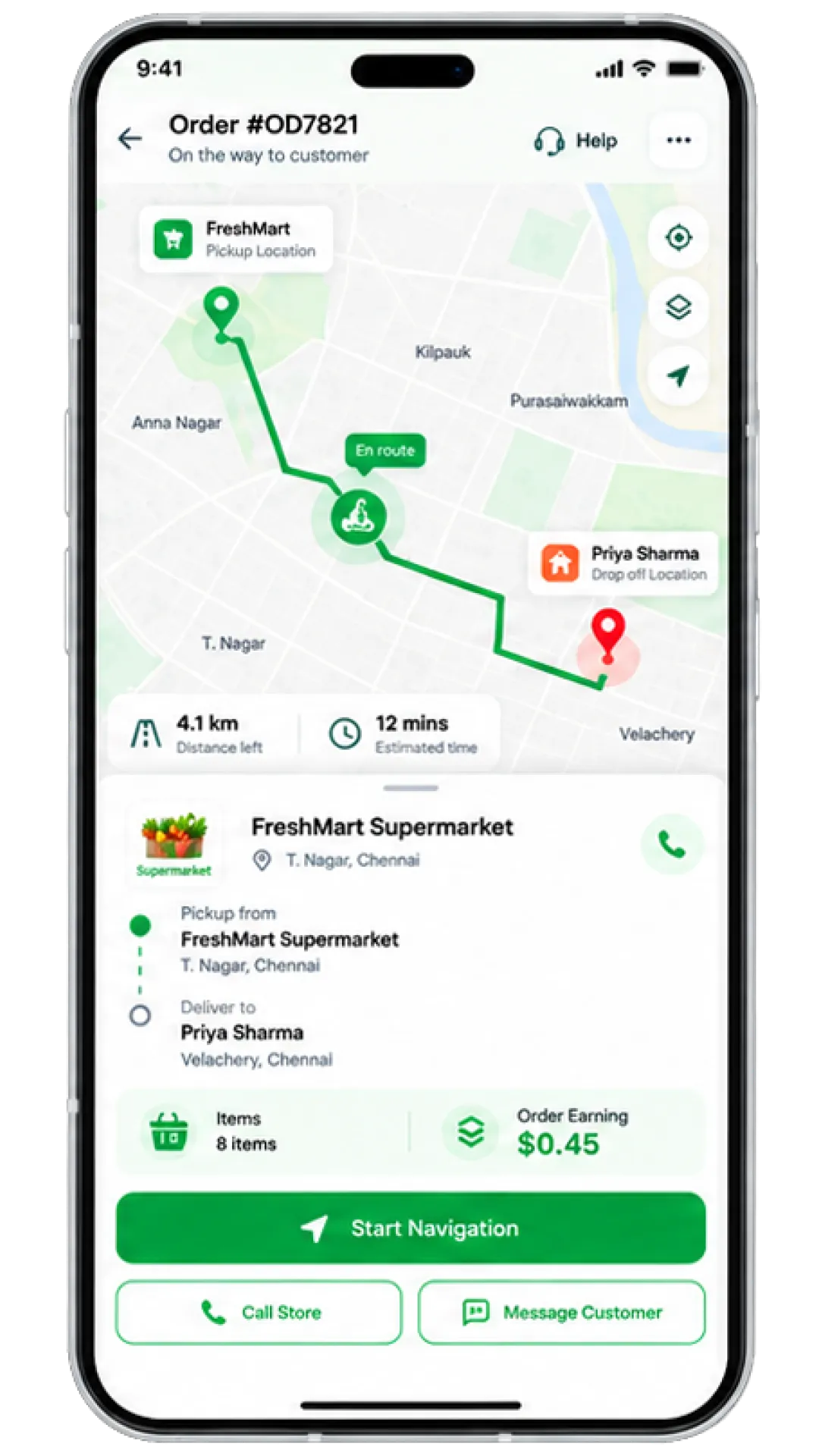 grocery delivery app