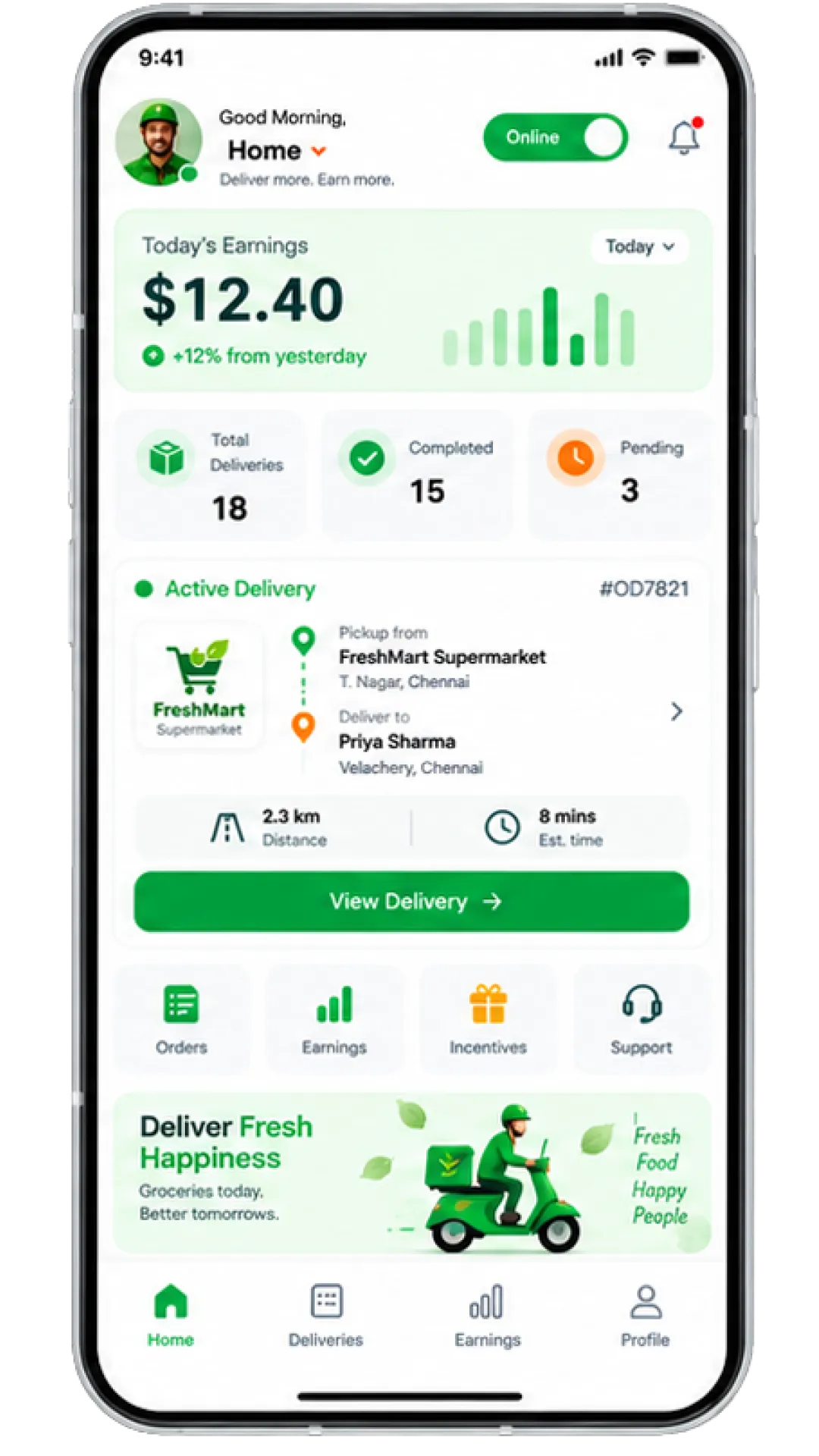 grocery delivery app