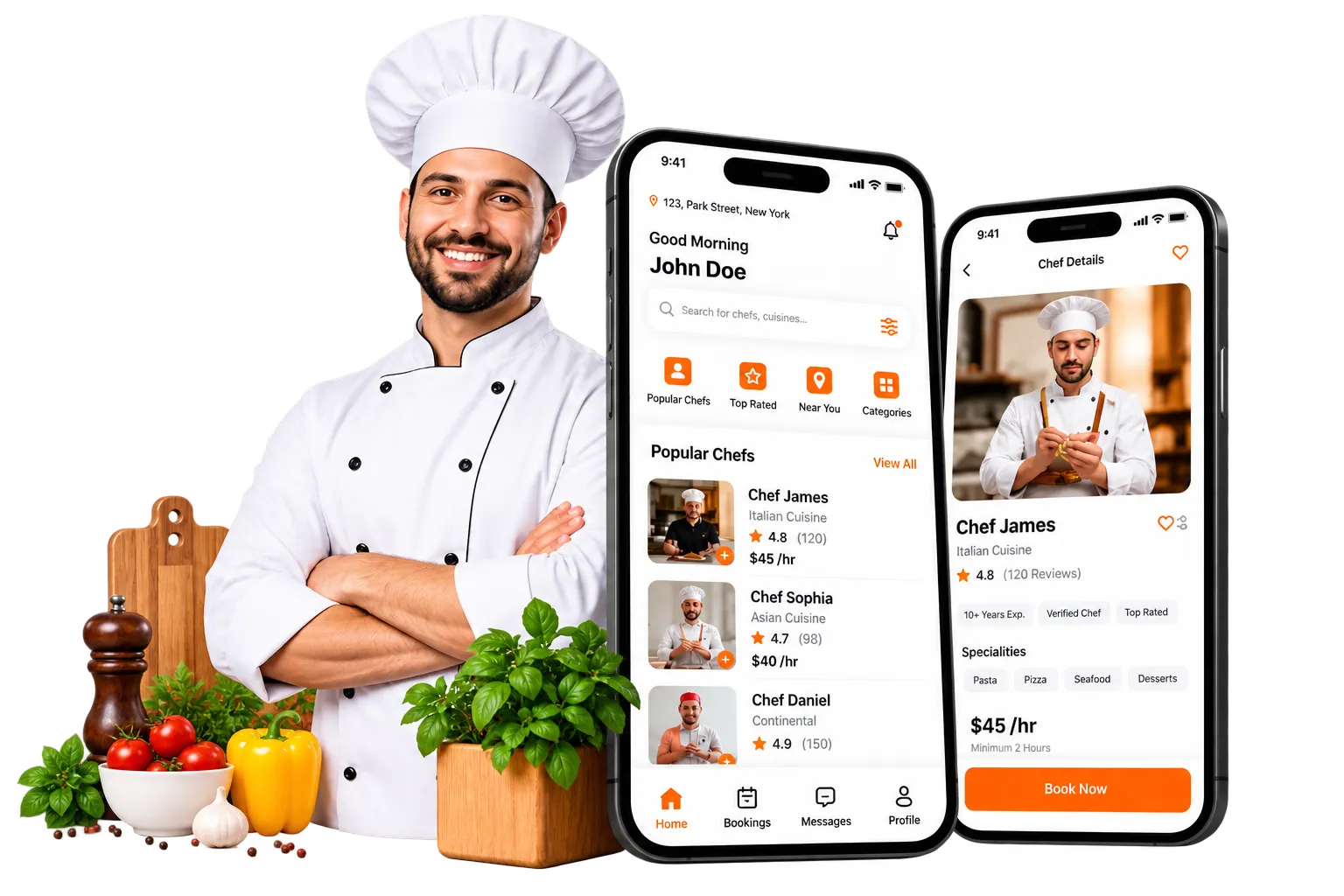AI-PoweredChef Booking App Solutions