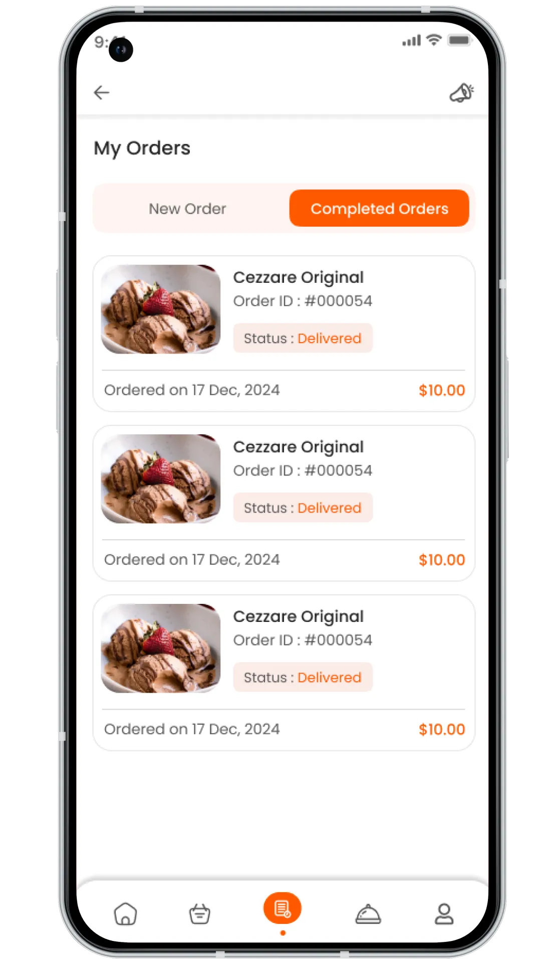 JustEat clone restaurant orders