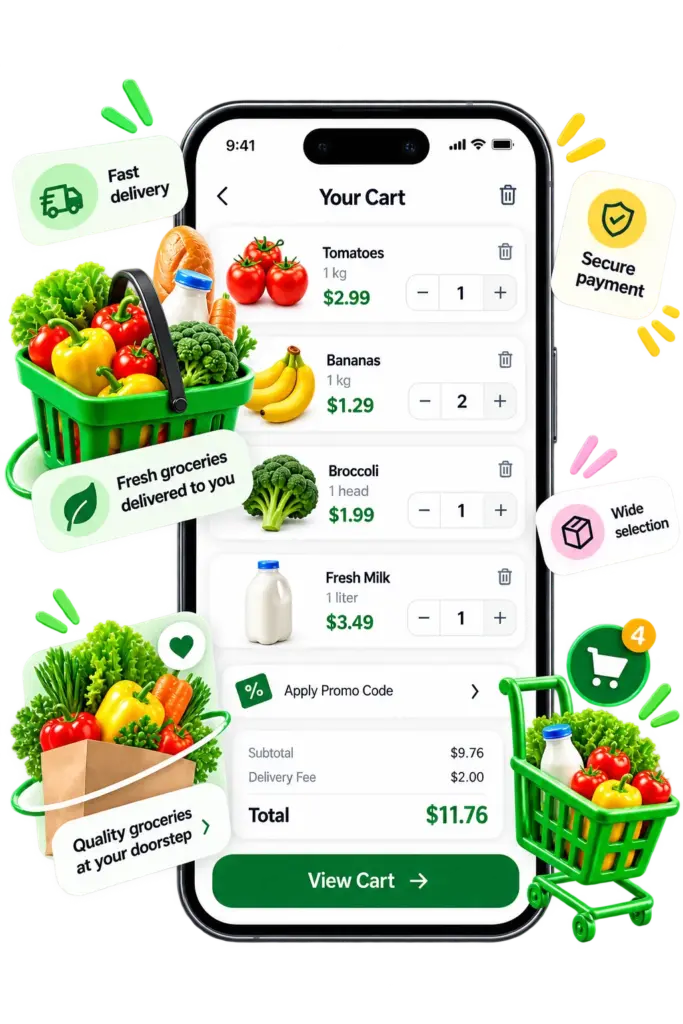 Instacart Clone app development