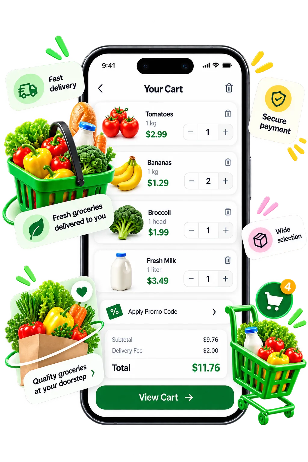 Instacart Clone app development