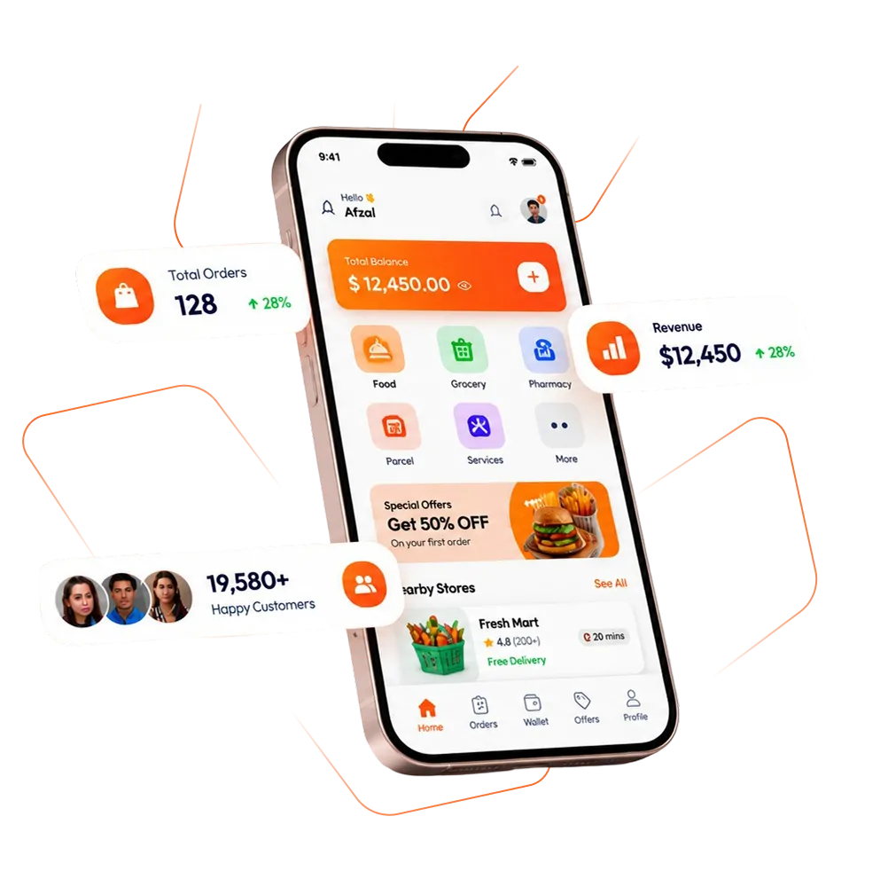 Multi Delivery App Development company
