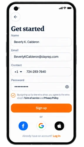 Alcohol Delivery App customer