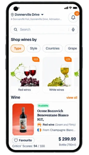 Alcohol Delivery App customer