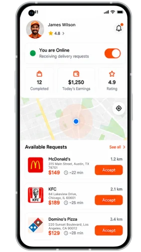 Deliveroo Delivery Partner App