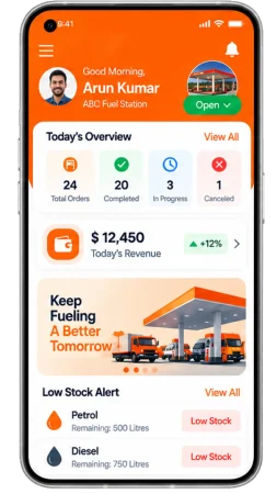 Fuel Delivery Shop Owner