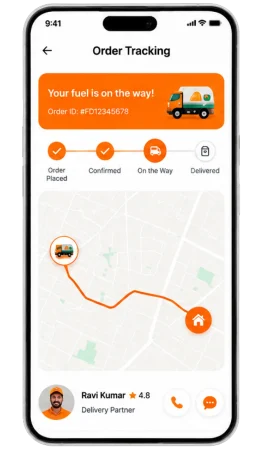 Fuel Delivery App Customer