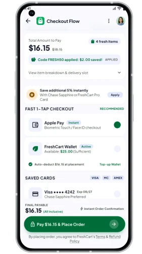 HappyFresh Clone customer app