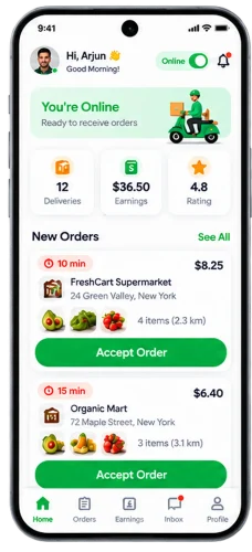 HappyFresh Clone Delivery partner
