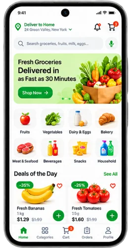 Instacart clone Customer
