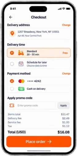 Multi Delivery Vendor App