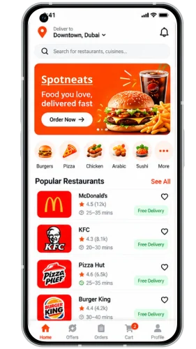 Talabat Clone App Customer