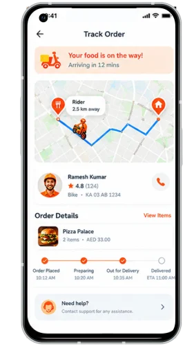 Talabat delivery partner App